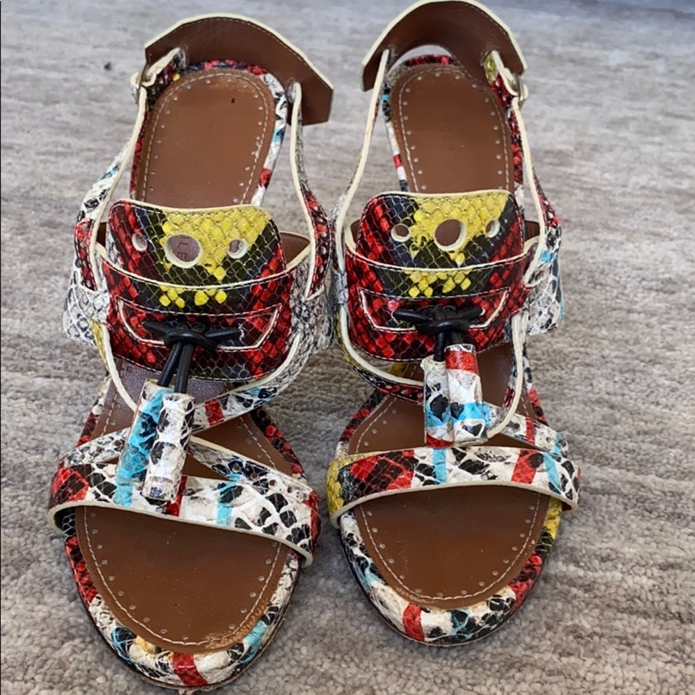 Proenza schouler pitons snake sandals size 38.5